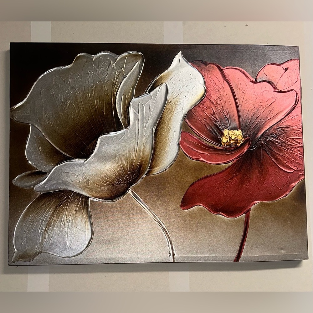 A beautiful painted rose painting